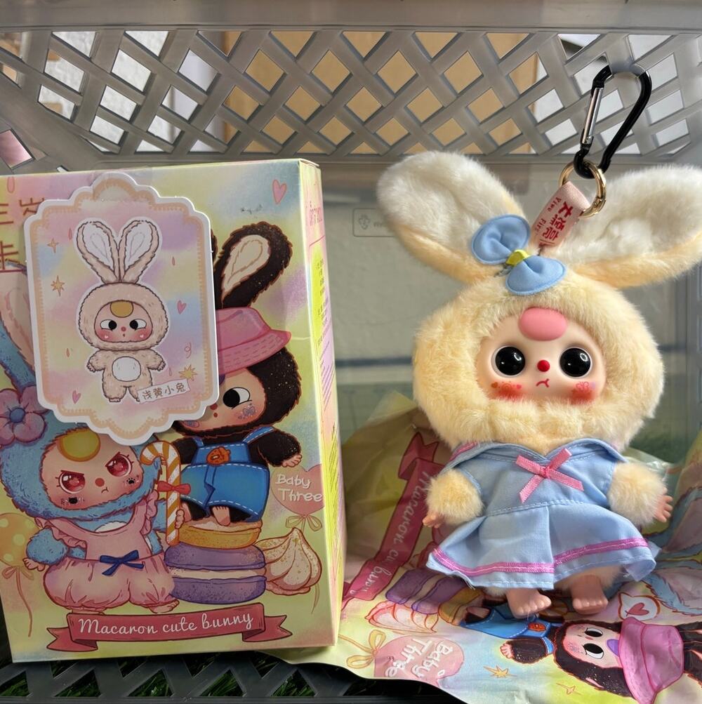Baby three macaron cute bunny v1